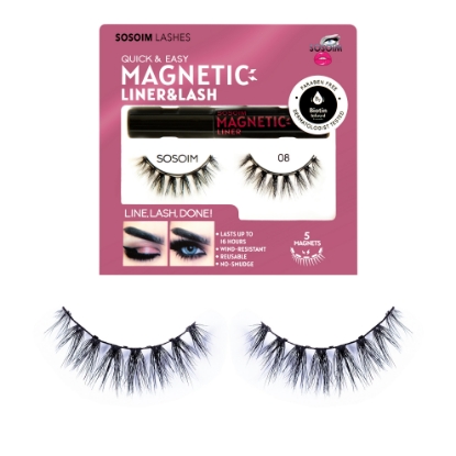 Picture of Magnetic lashes with eyeliner 08