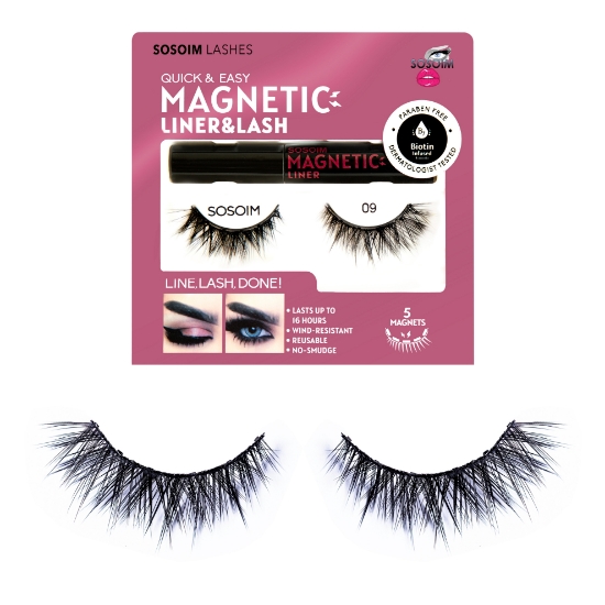Picture of Magnetic lashes with eyeliner 09