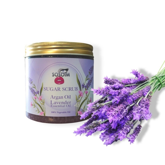 Picture of Sugar Scrub Argan Oil & Lavender Essential Oil