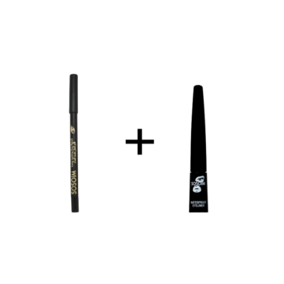 Picture of Black eye pencil + waterproof eyeliner